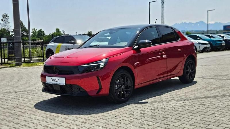 Nowe Opel Corsa 100 KM (73 kW) 2025 Czerwony (metalik) Sedan/Limuzyna