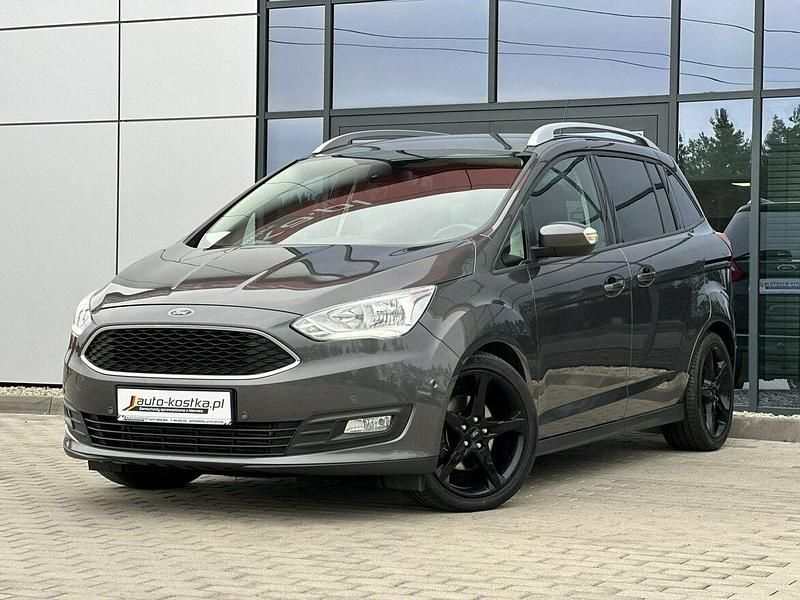 Szary Używany 2015 Ford Grand C-Max Minivan | 36 599 zł (Uczciwa cena) - Obraz 1/3