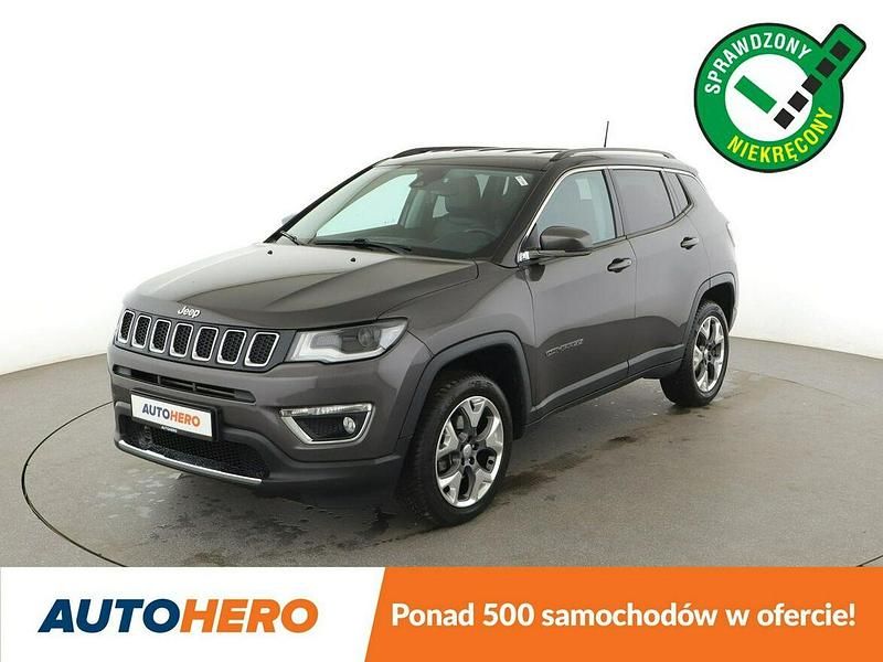 Szary (metalik) Używany 2019 Jeep Compass SUV | 74 900 zł (Uczciwa cena) - Obraz 1/3
