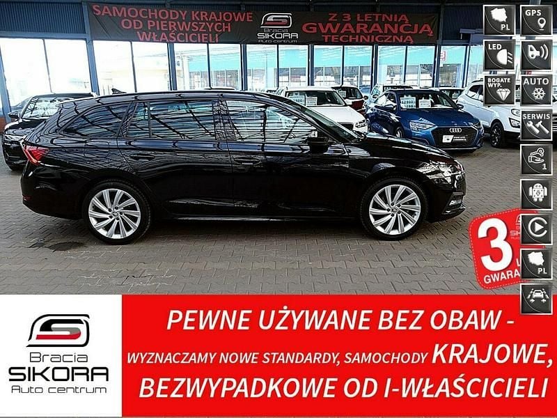 Czarny Używany 2020 Skoda Octavia Kombi | 79 900 zł (Drogi) - Obraz 1/4