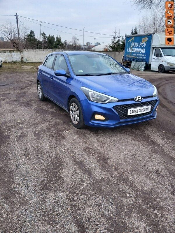 Niebieski Używany 2018 Hyundai i20 Hatchback | 26 900 zł (Super Cena) - Obraz 1/4