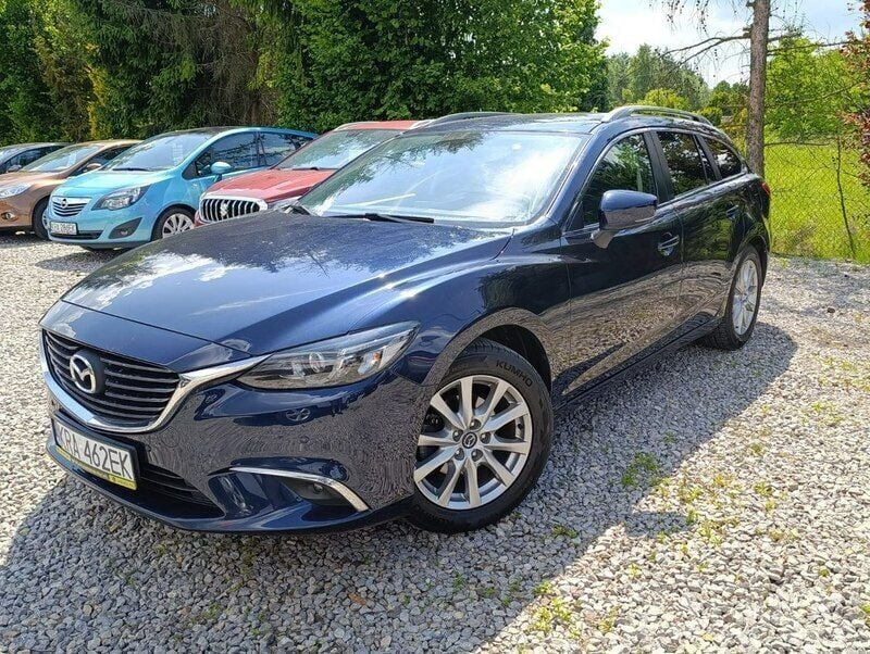 Niebieski Używany 2018 Mazda 6 Kombi | 68 900 zł (Dobra cena) - Obraz 1/4