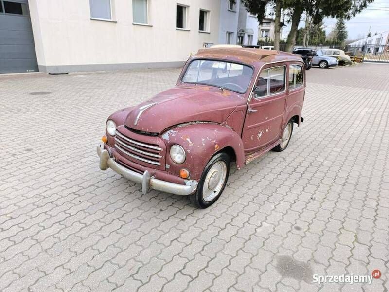 Bordowy Używany 1952 Fiat Belvedere Kombi | 9900 zł - Obraz 1/4