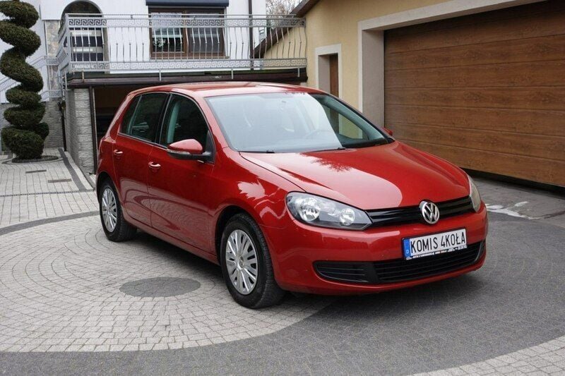 Bordowy Używany 2009 VW Golf VI Hatchback | 21 900 zł (Uczciwa cena) - Obraz 1/4