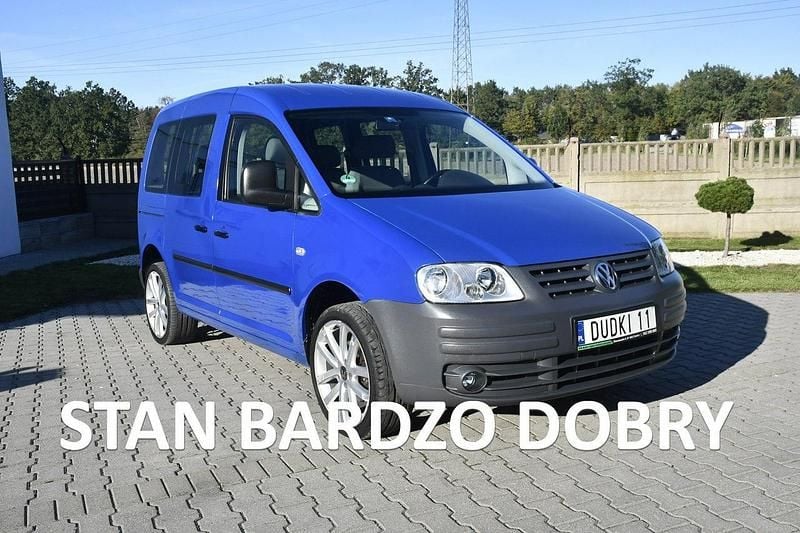 Niebieski Używany 2006 VW Caddy Minivan | 18 900 zł (Uczciwa cena) - Obraz 1/4