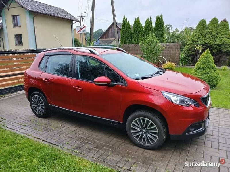 Czerwony Używany 2017 Peugeot 2008 SUV | 34 000 zł (Super Cena) - Obraz 1/4