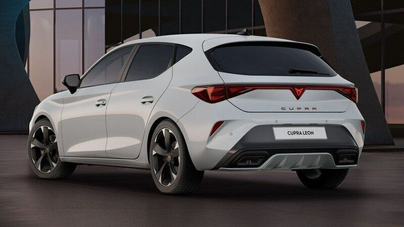 Nowe Cupra Leon 150 KM (110 kW) 2025 Niebieski ciemny (metalik) Hatchback