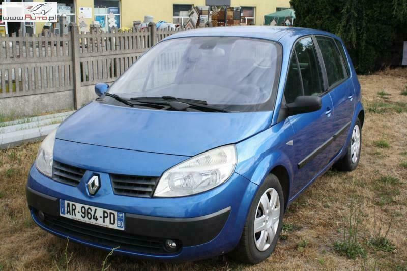 Niebieski (metalik) Używany 2005 Renault Scénic II Minivan | 9700 zł - Obraz 1/4