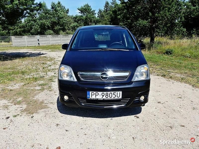 Czarny Używany 2008 Opel Meriva Minivan | 9999 zł - Obraz 1/4