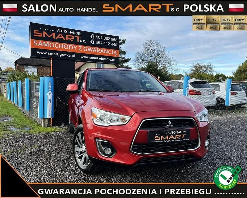 Czerwony ciemny Używany 2014 Mitsubishi ASX SUV | 38 900 zł (Uczciwa cena) - Obraz 1/4