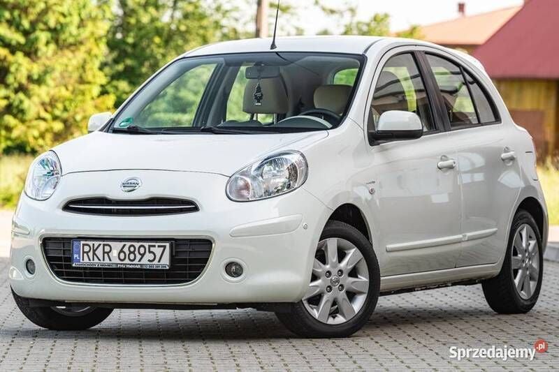 Biały Używany 2012 Nissan Micra Hatchback | 26 900 zł (Dość drogi) - Obraz 1/4