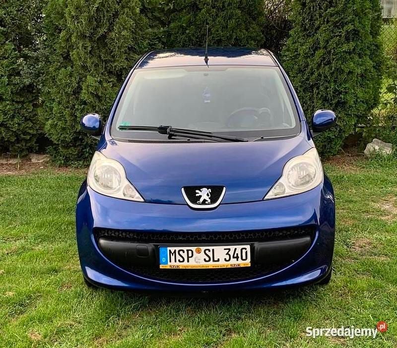 Niebieski Używany 2008 Peugeot 107 Hatchback | 11 800 zł (Uczciwa cena) - Obraz 1/4