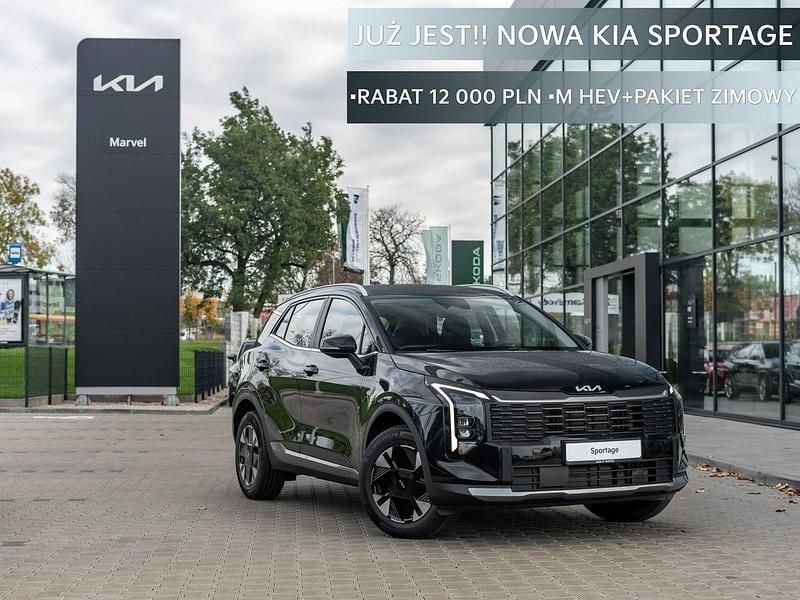 Czarny (metalik) Nowe 2025 Kia Sportage SUV | 158 600 zł - Obraz 1/4