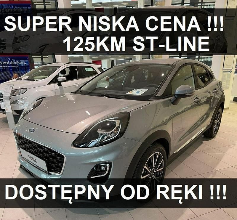 Srebrny (metalik) Używany 2023 Ford Puma Gen-E SUV | 95 000 zł - Obraz 1/4