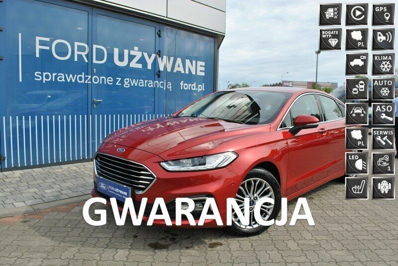 Bordowy (metalik) Używany 2020 Ford Mondeo Sedan/Limuzyna | 81 900 zł (Drogi) - Obraz 1/4