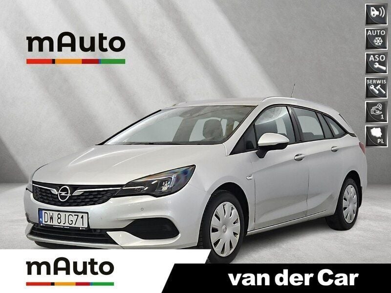 Srebrny (metalik) Używany 2020 Opel Astra GS Line Kombi | 46 900 zł (Dość drogi) - Obraz 1/4