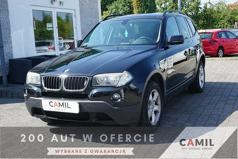 Czarny Używany 2009 BMW X3 SUV | 31 900 zł - Obraz 1/4