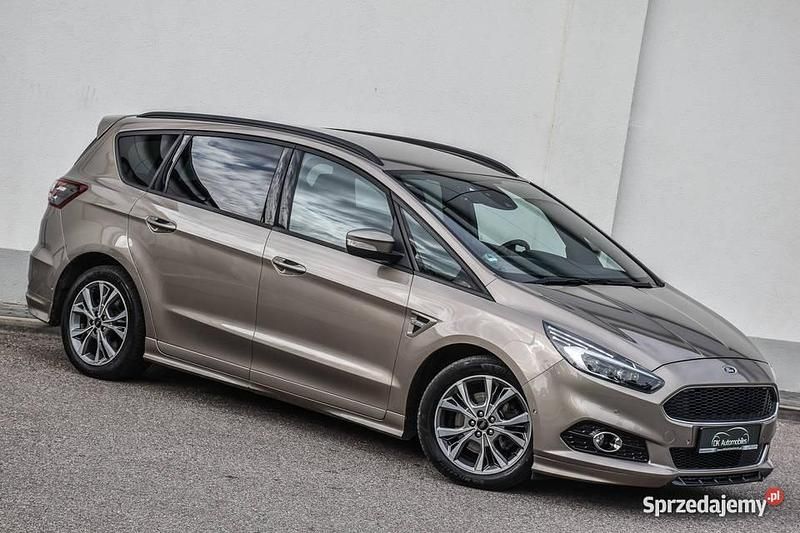 Beżowy Używany 2018 Ford S-MAX ST-Line Minivan | 68 499 zł (Drogi) - Obraz 1/4