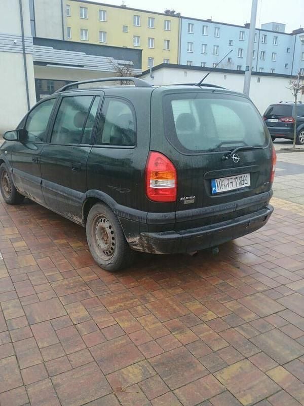 Zielony Używany 2002 Opel Zafira Minivan | 2600 zł (Dobra cena) - Obraz 1/4