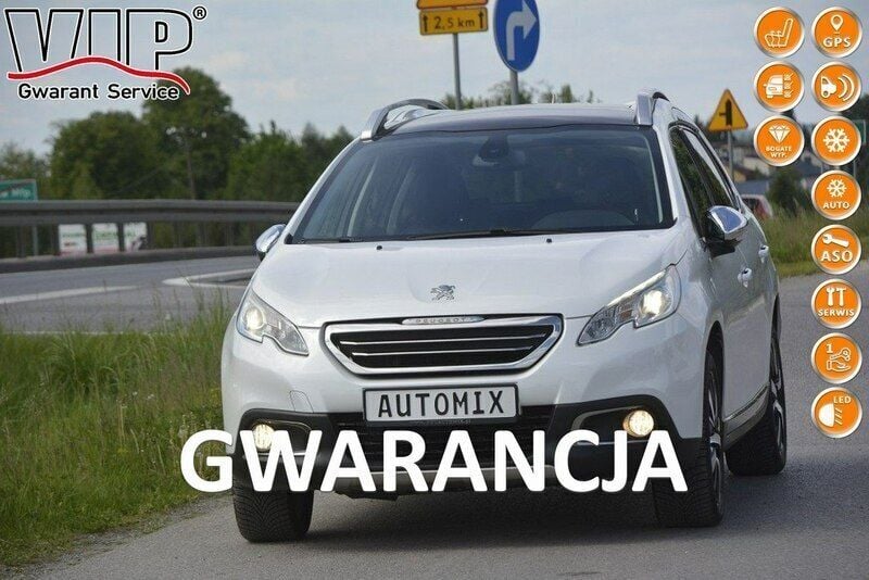 Biały Używany 2013 Peugeot 2008 SUV | 33 400 zł (Uczciwa cena) - Obraz 1/4