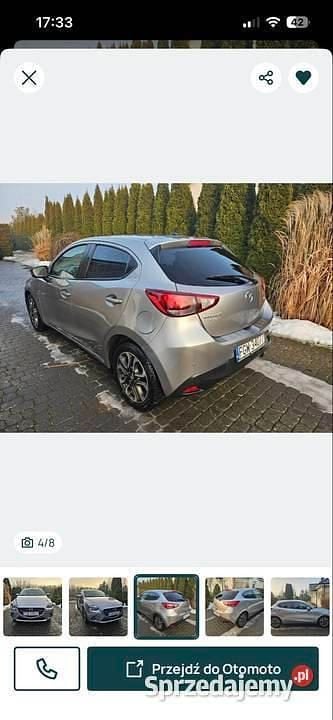 Używany Mazda 2 2016 Srebrny Hatchback