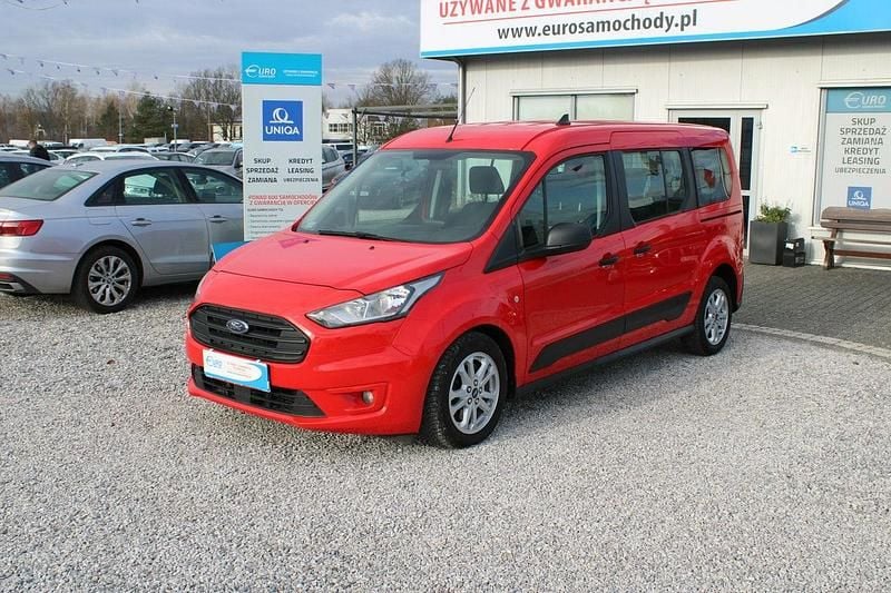 Czerwony Używany 2021 Ford Transit Kombi | 46 260 zł (Dobra cena) - Obraz 1/3