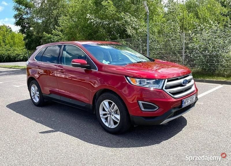 Bordowy Używany 2018 Ford Edge SUV | 79 900 zł (Dobra cena) - Obraz 1/4