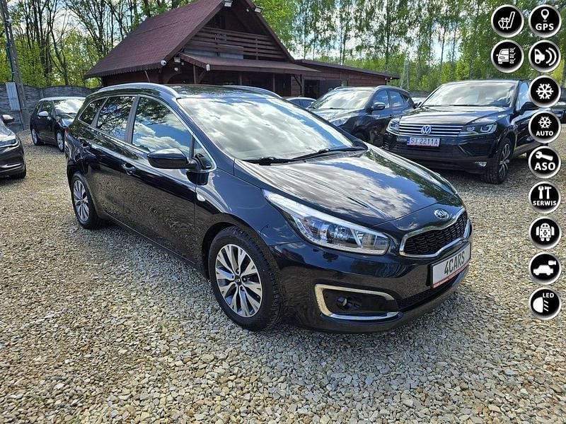 Czarny (metalik) Używany 2016 Kia Ceed 2 Kombi | 44 000 zł (Dość drogi) - Obraz 1/4