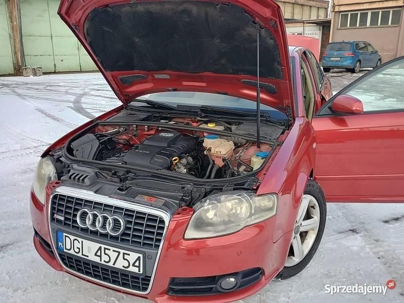 Czerwony Używany 2007 Audi A4 Sedan/Limuzyna | 15 500 zł (Uczciwa cena) - Obraz 1/4