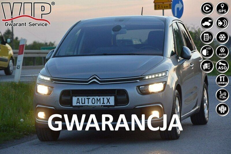 Srebrny Używany 2018 Citroën C4 Picasso Minivan | 31 951 zł (Dobra cena) - Obraz 1/4