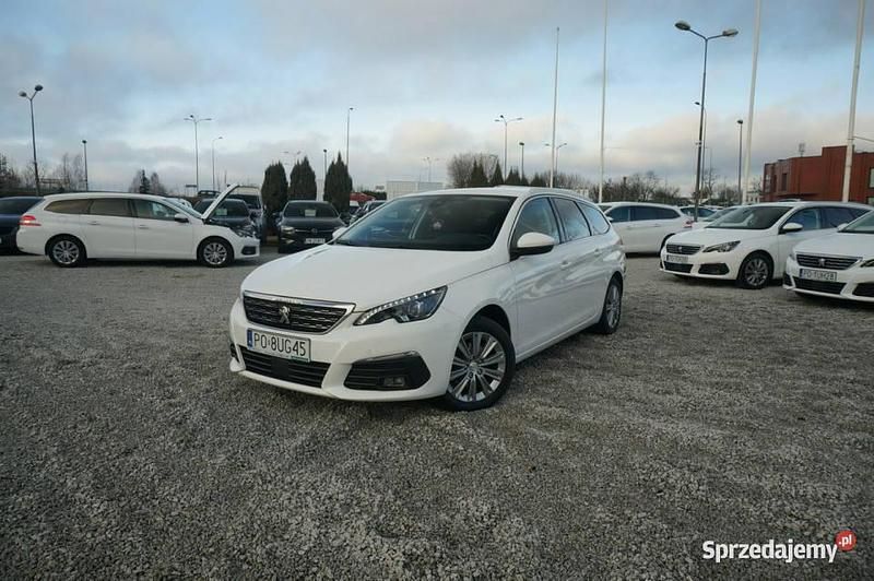Biały Używany 2021 Peugeot 308 Allure Kombi | 43 000 zł (Dobra cena) - Obraz 1/4