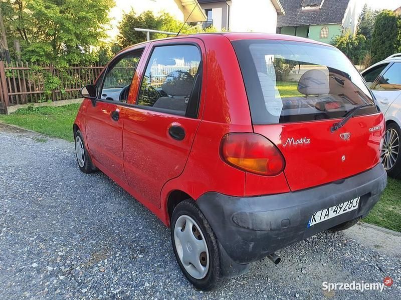 Czerwony Używany 2002 Chevrolet Matiz Hatchback | 1200 zł (Dobra cena) - Obraz 1/4