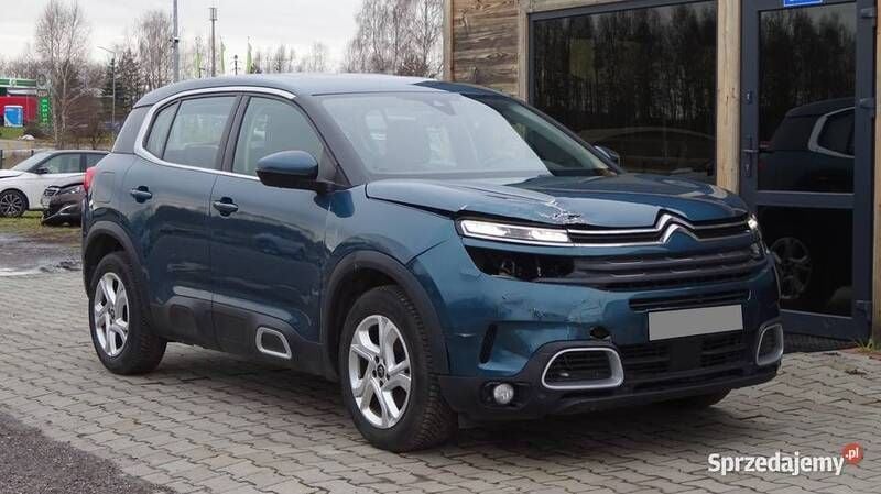 Zielony Używany 2019 Citroën C5 Aircross SUV | 63 900 zł (Uczciwa cena) - Obraz 1/4