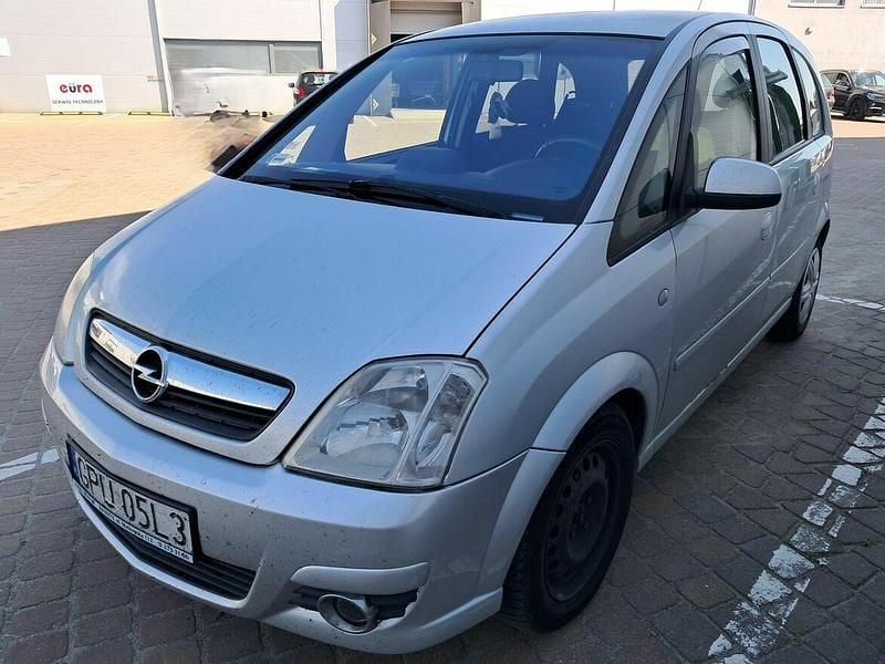 Srebrny Używany 2006 Opel Meriva Minivan | 900 zł - Obraz 1/4
