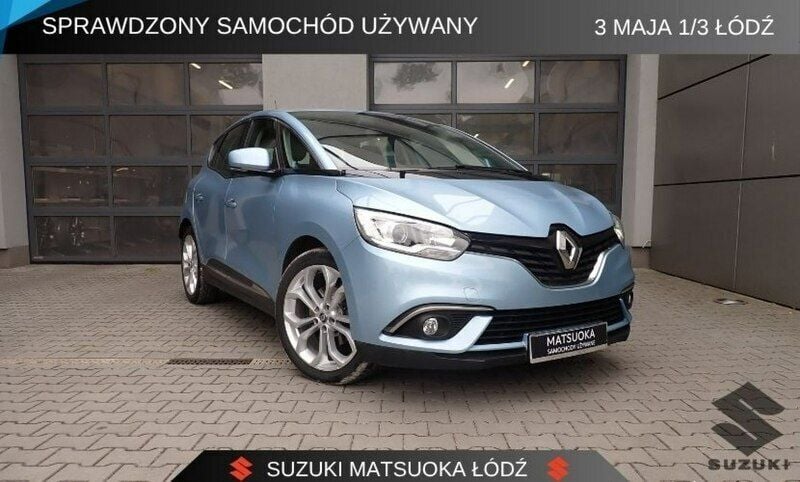Niebieski (metalik) Używany 2016 Renault Scénic III Minivan | 41 900 zł (Drogi) - Obraz 1/4