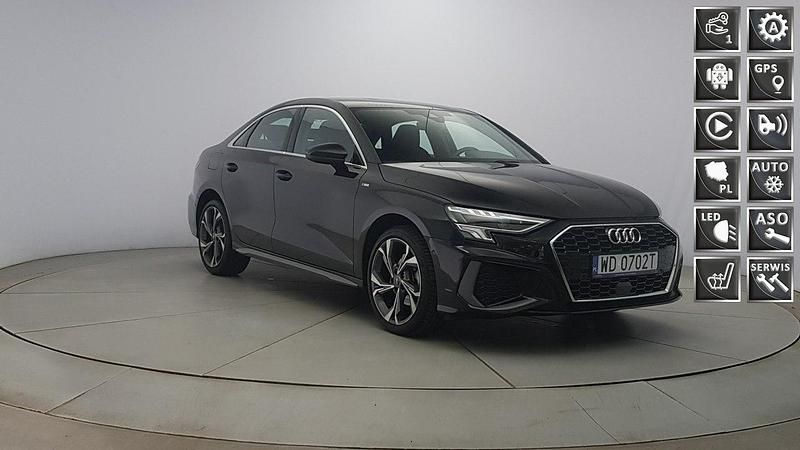 Czarny Używany 2023 Audi A3 S-Line Sedan/Limuzyna | 124 850 zł (Drogi) - Obraz 1/4