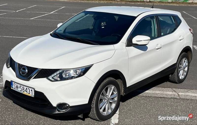 Biały Używany 2015 Nissan Qashqai SUV | 40 900 zł (Dobra cena) - Obraz 1/4
