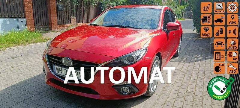 Czerwony Używany 2015 Mazda 3 Sports-Line Hatchback | 48 200 zł (Uczciwa cena) - Obraz 1/4