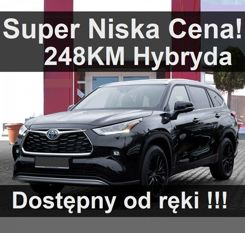 Czarny Używany 2023 Toyota Highlander SUV | 265 500 zł - Obraz 1/4