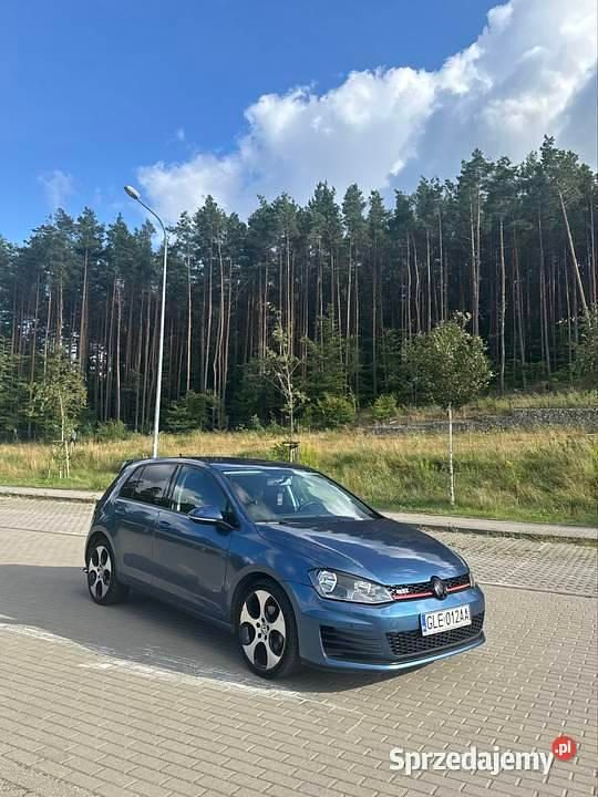 Niebieski Używany 2017 VW Golf VII GTI Hatchback | 46 500 zł - Obraz 1/4