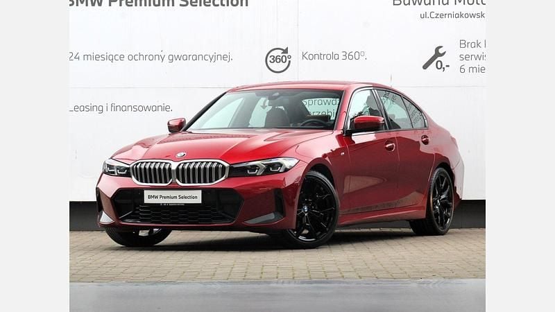 Czerwony fire red metalizowany Używany 2024 BMW 318 Comfort Edition Sedan/Limuzyna | 169 900 zł (Drogi) - Obraz 1/3