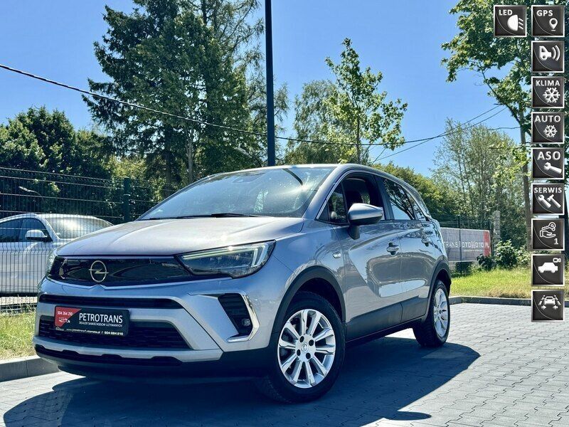 Szary Używany 2021 Opel Crossland SUV | 49 900 zł - Obraz 1/4