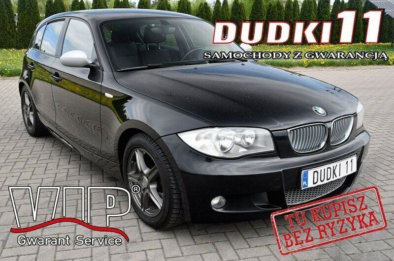 Czarny Używany 2007 BMW 118 Hatchback | 14 900 zł - Obraz 1/2