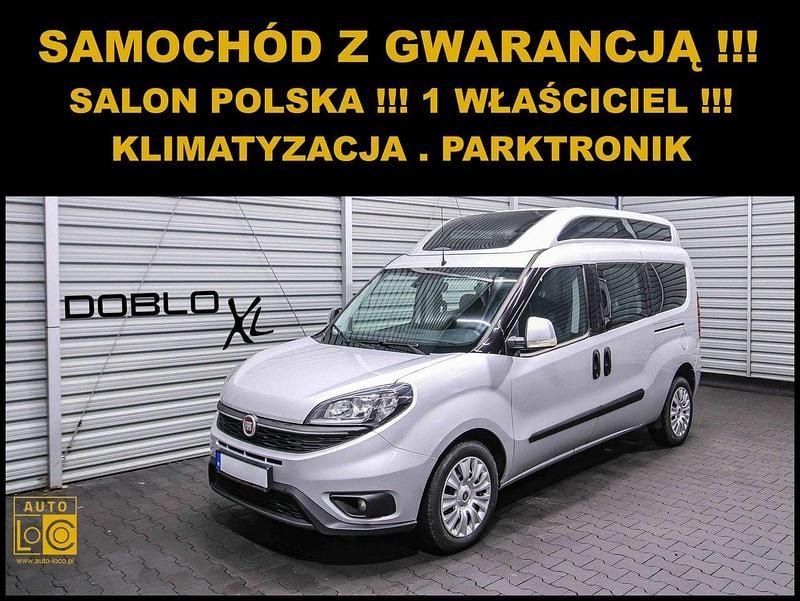 Srebrny (metalik) Używany 2020 Fiat Doblò Minivan | 36 133 zł (Super Cena) - Obraz 1/4
