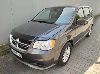 Szary Używany 2019 Dodge Grand Caravan SXT Minivan | 82 500 zł (Dość drogi) - Obraz 1/4