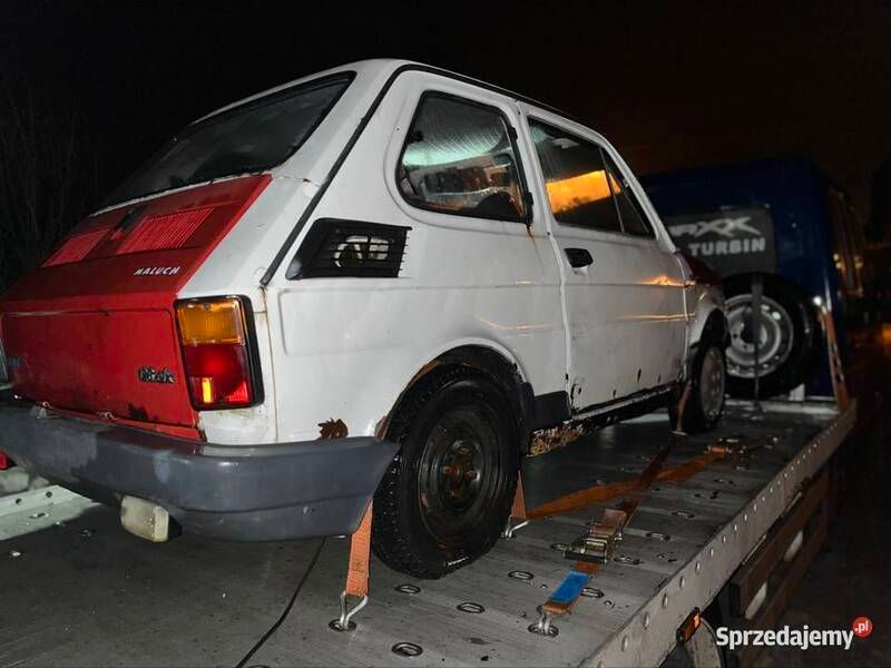 Biały Używany 1990 Fiat 126 Hatchback | 3000 zł - Obraz 1/4