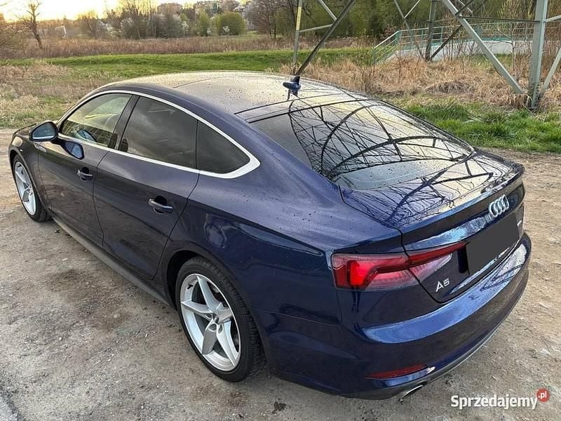 Używany Audi A5 Sportback S-Line 2018 Niebieski Hatchback