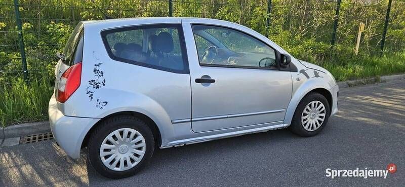 Srebrny Używany 2008 Citroën C2 Hatchback | 4100 zł (Uczciwa cena) - Obraz 1/4