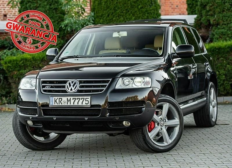 Czarny (metalik) Używany 2005 VW Touareg R-line SUV | 29 700 zł - Obraz 1/4
