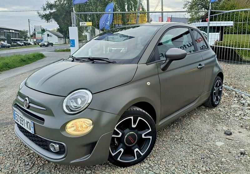 Używany Fiat 500 85 KM (62 kW) 2018 Zielony ciemny Hatchback
